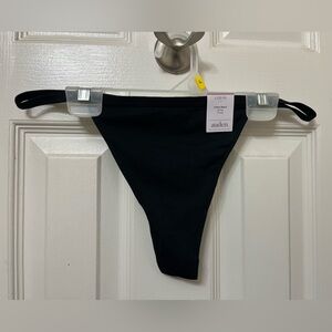 Set of 5 AUDEN Black Thongs, Size L(12-14)